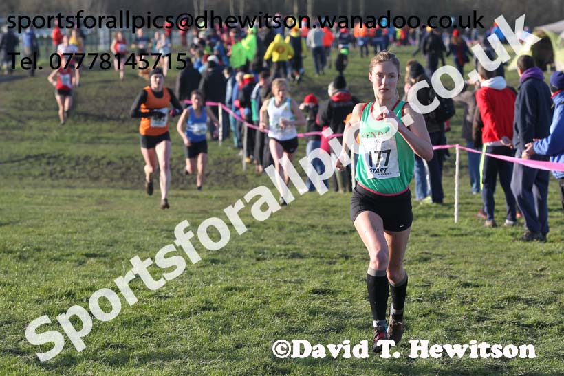 Senior womens Northern Cross Country  Championships, Pontefract. Photo: David T. Hewitson/Sports for All Pics